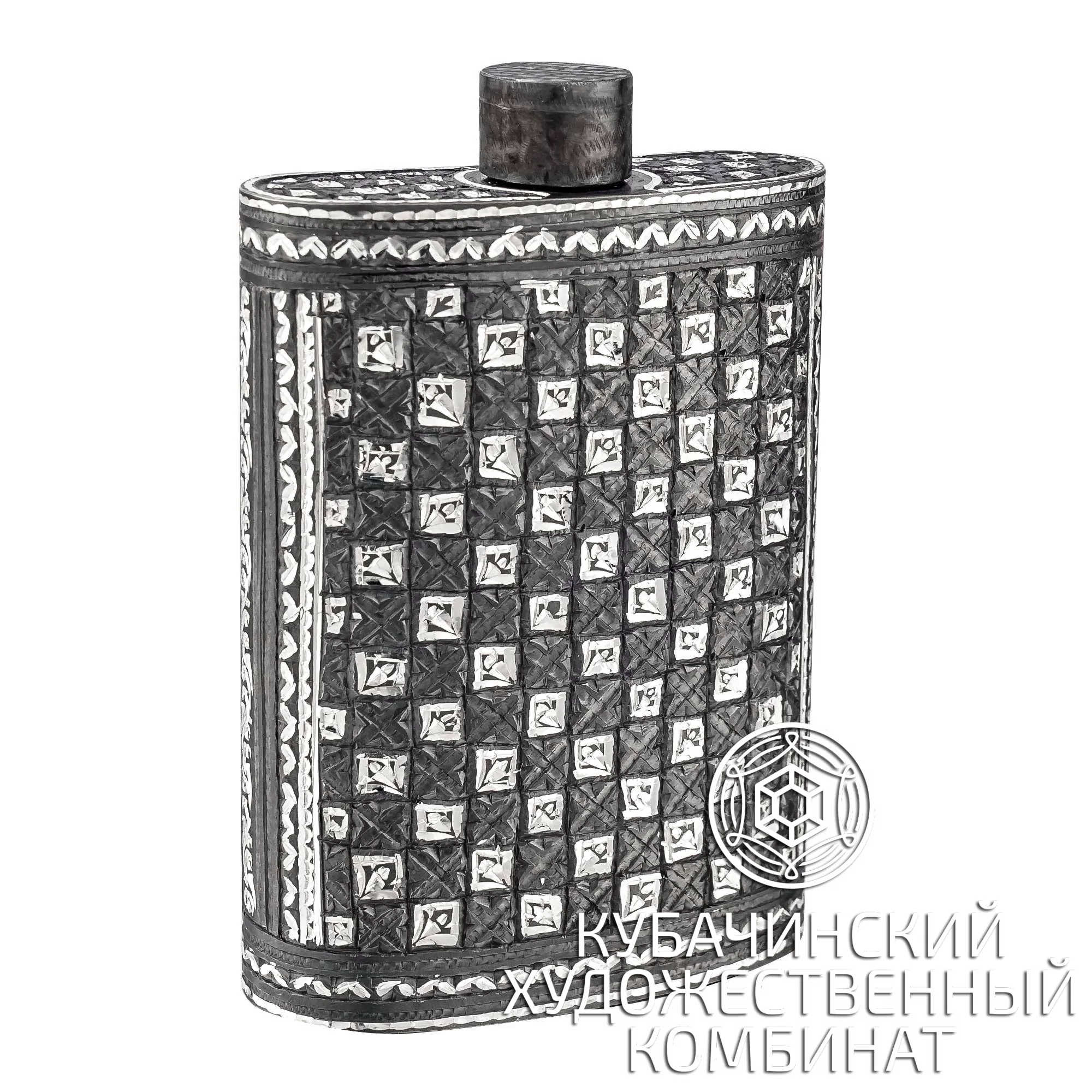 Фляга из серебра на 85 мл