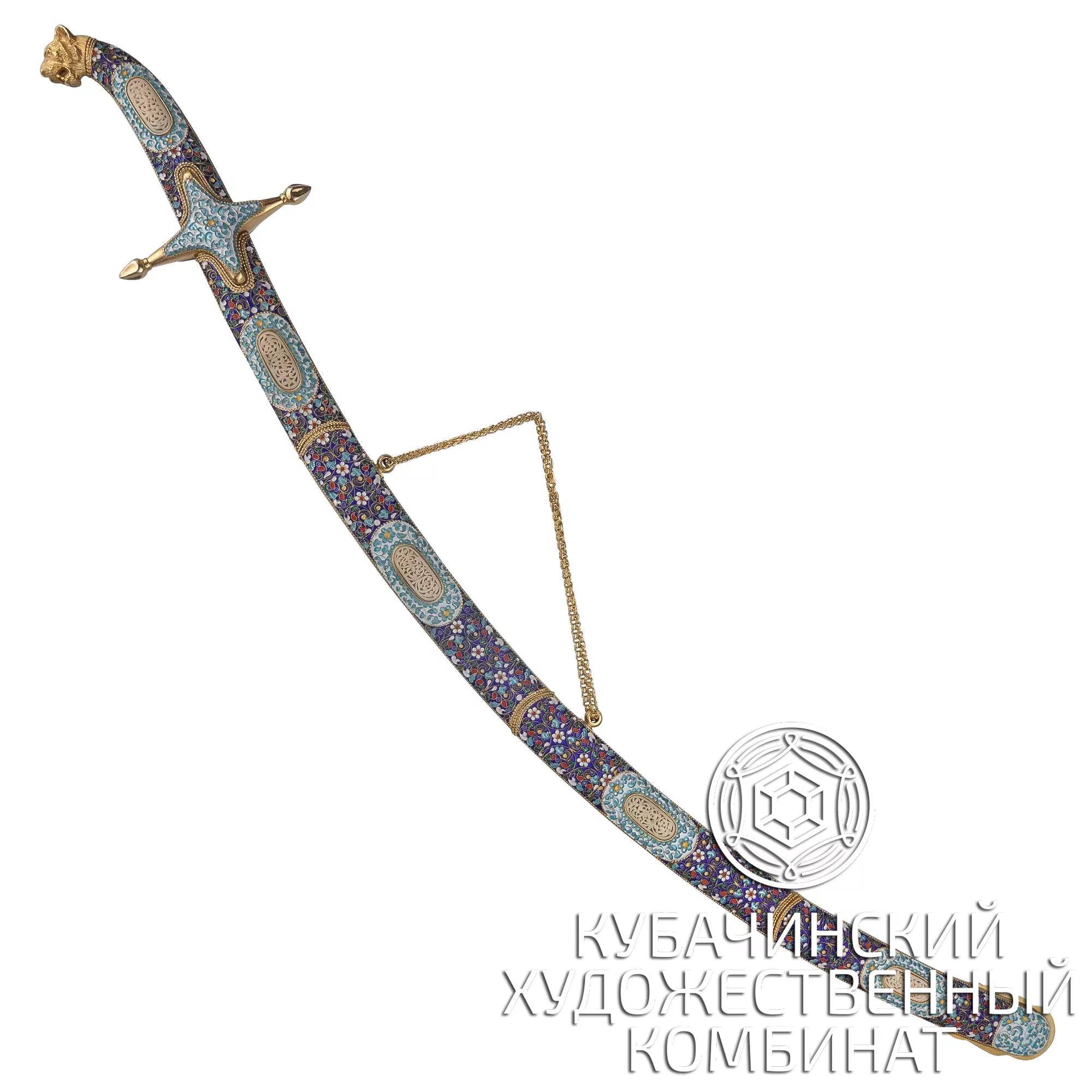 Сабля из серебра