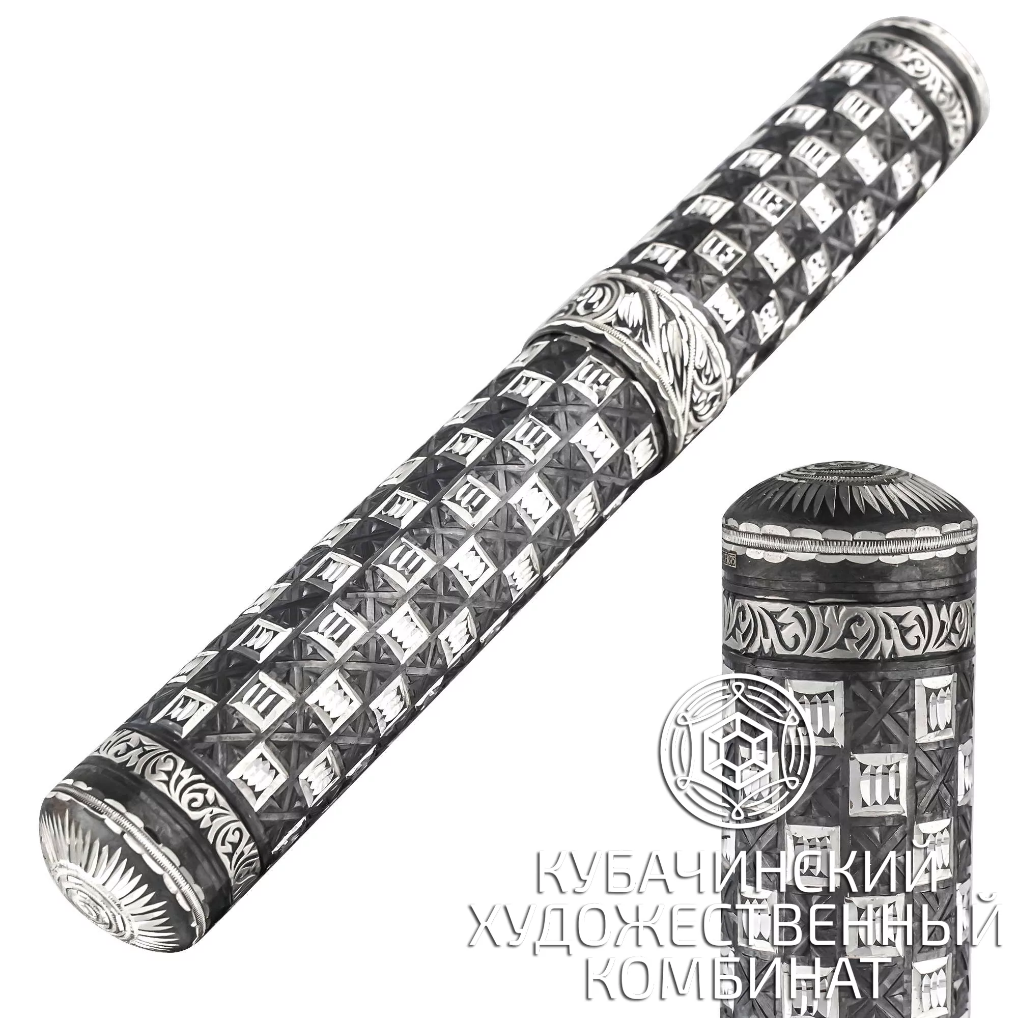 Сигарница из серебра