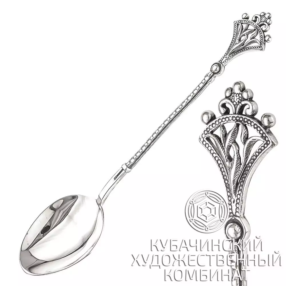 Ложка чайная из серебра 925 пробы