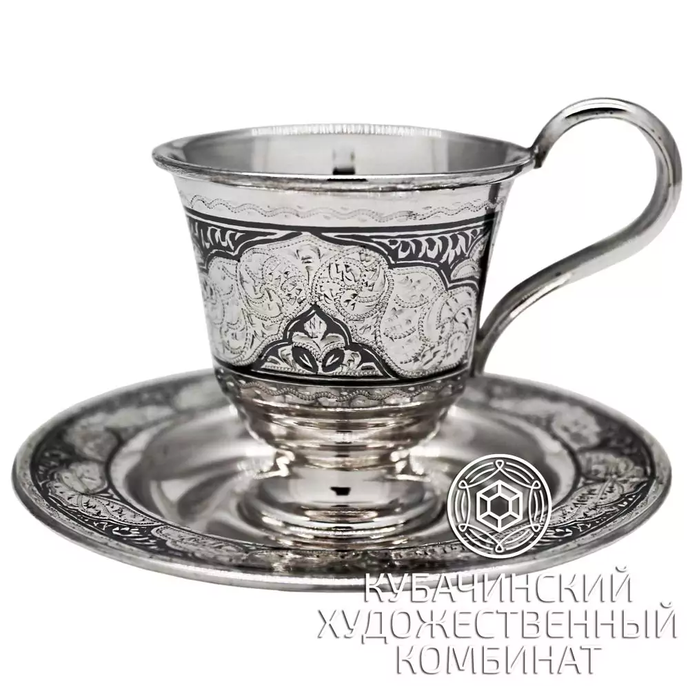 Чайная пара из серебра