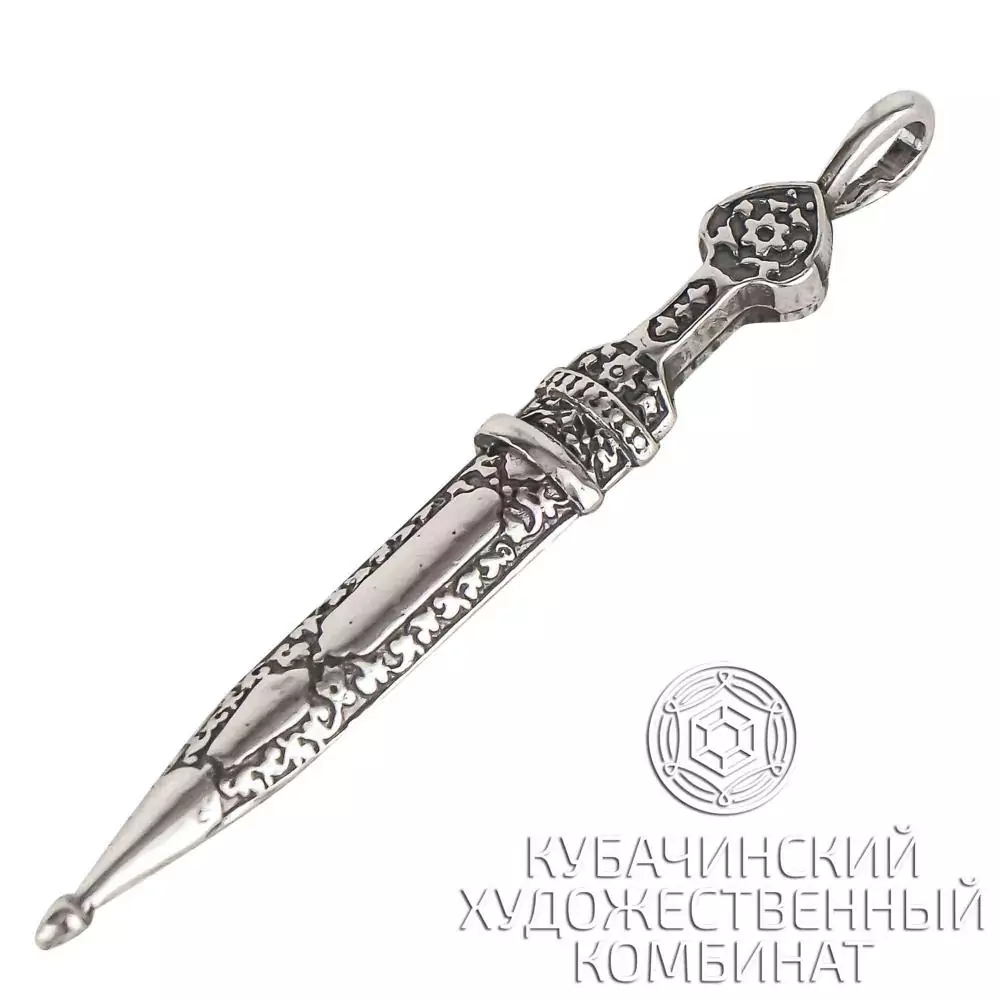 Кулон ручной работы из серебра 925 пробы