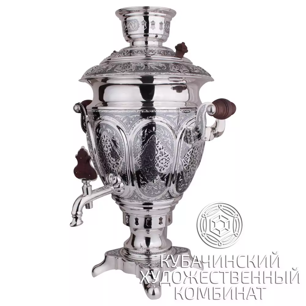 Самовар люкс с чернью на 5 л