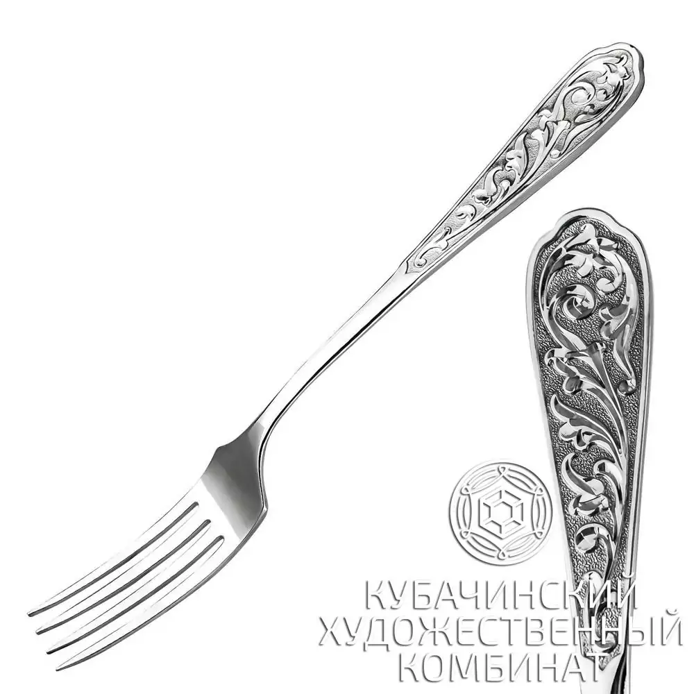 Вилка из серебра 