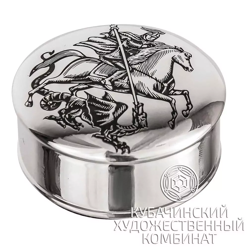 Таблетница из серебра
