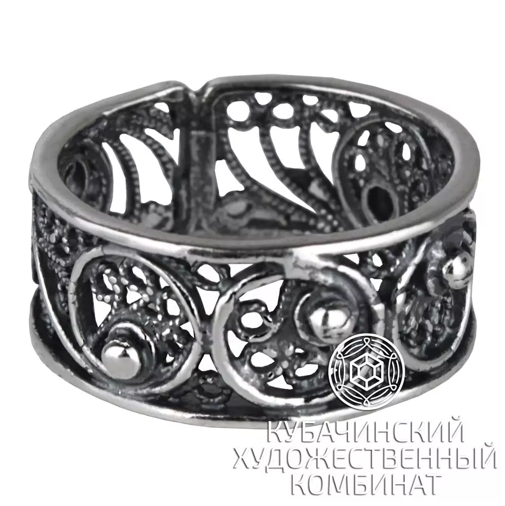 Кольцо ажурное 