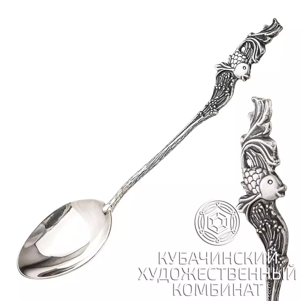Ложка чайная серебряная 925 пробы
