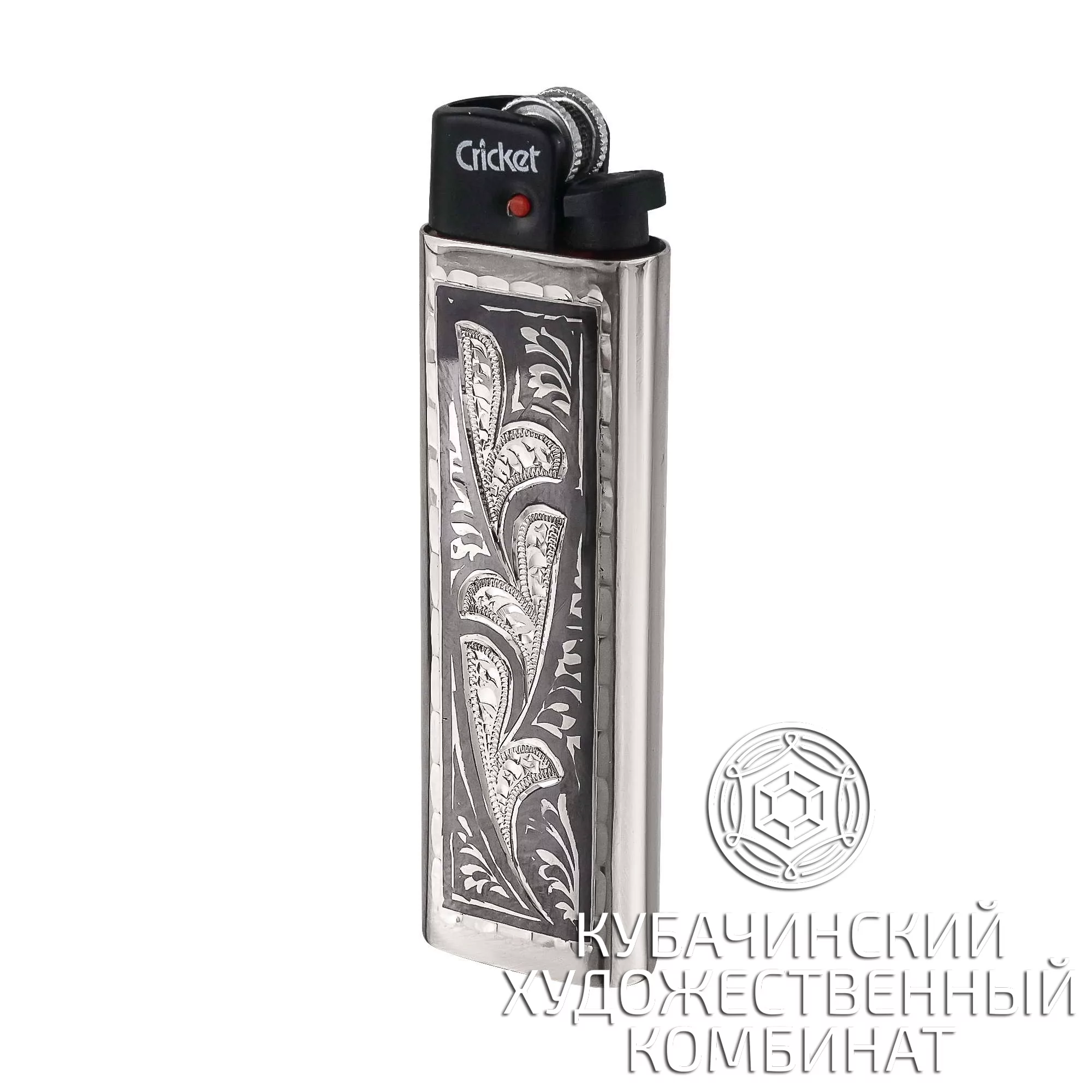 Зажигалка серебряная