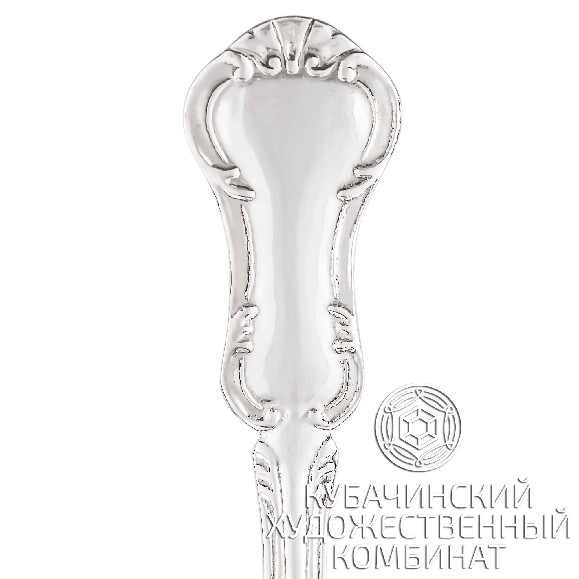 Ложка десертная из серебра 925 пробы