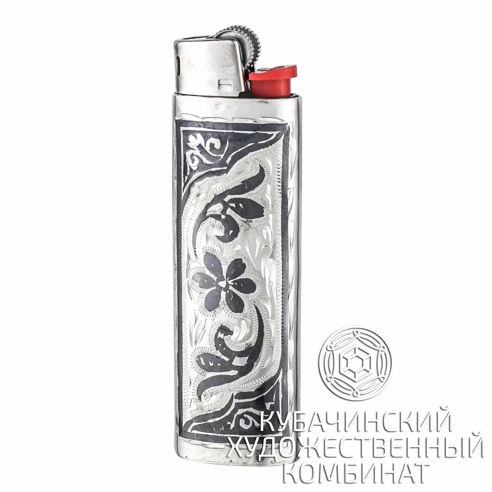 Зажигалка из серебра