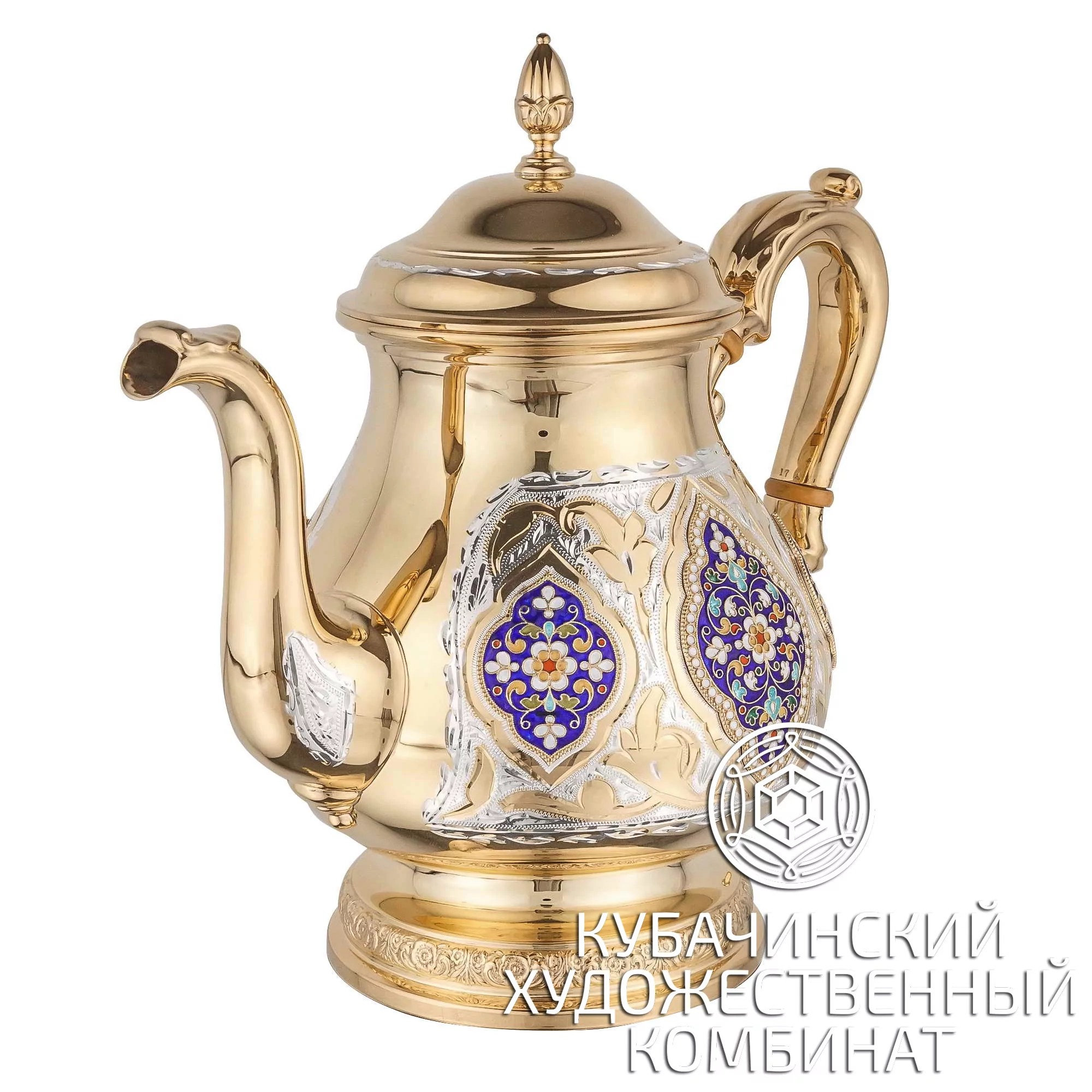 Чайник серебряный 925 пробы на 1350 мл