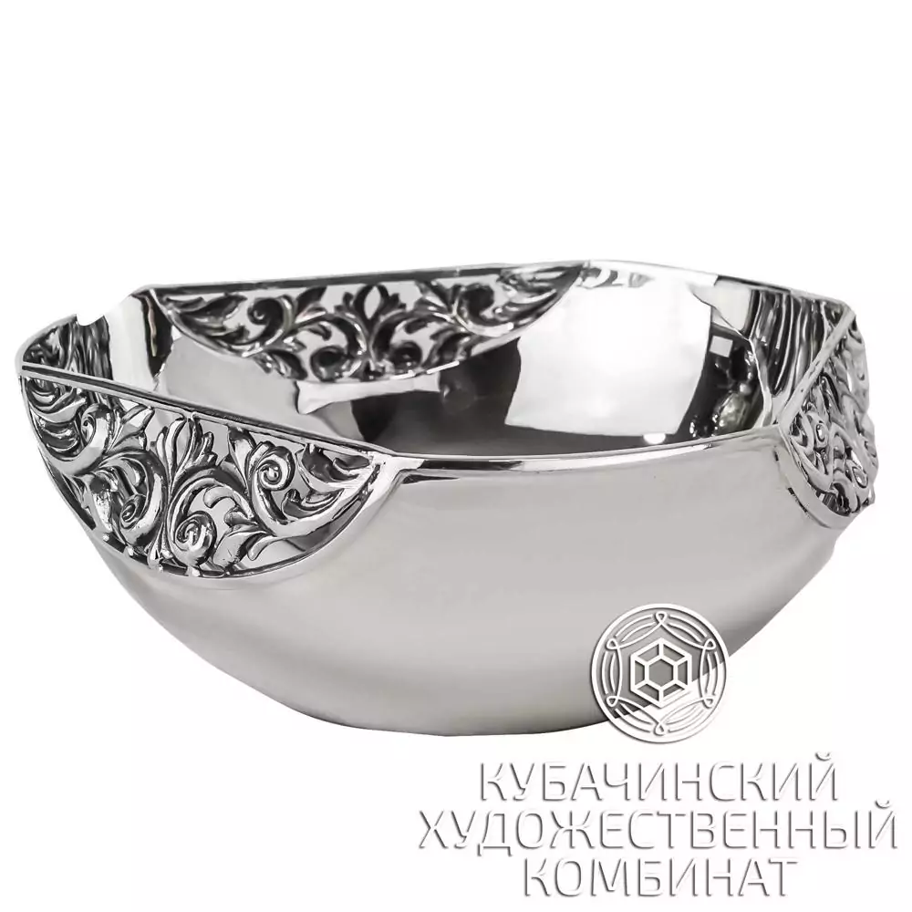 Конфетница серебряная 925 пробы 