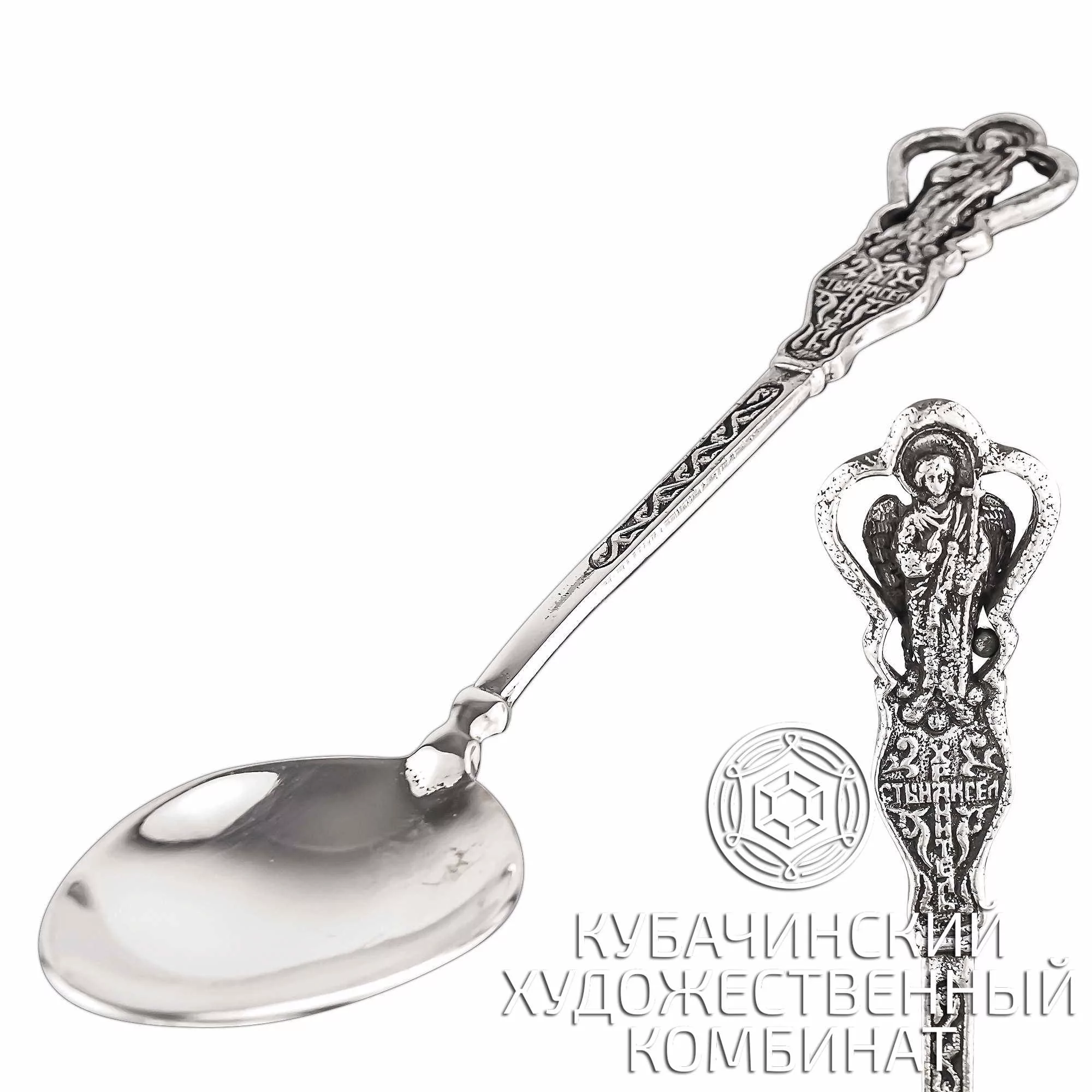 Ложка чайная из серебра 925 пробы