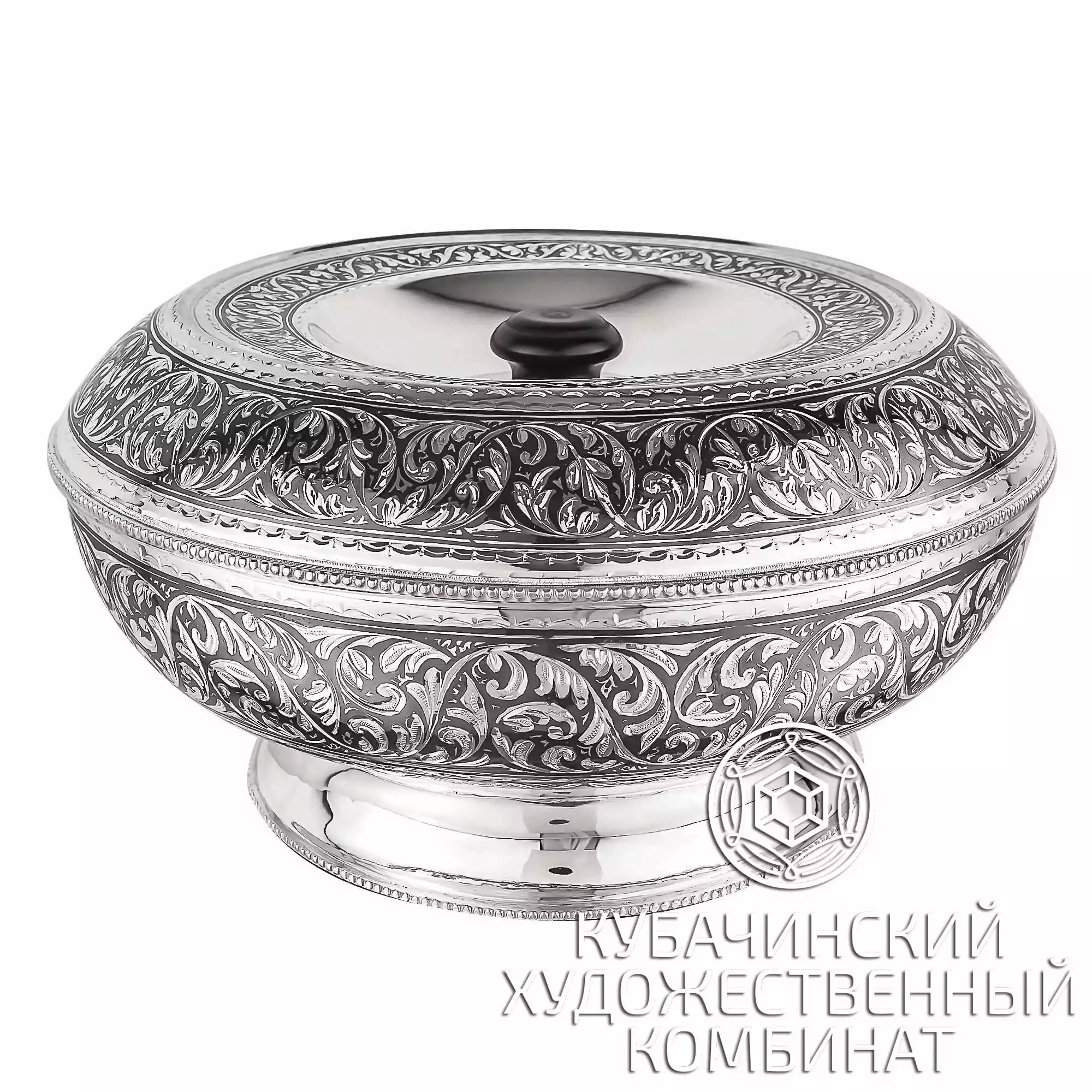 Хлебница из серебра