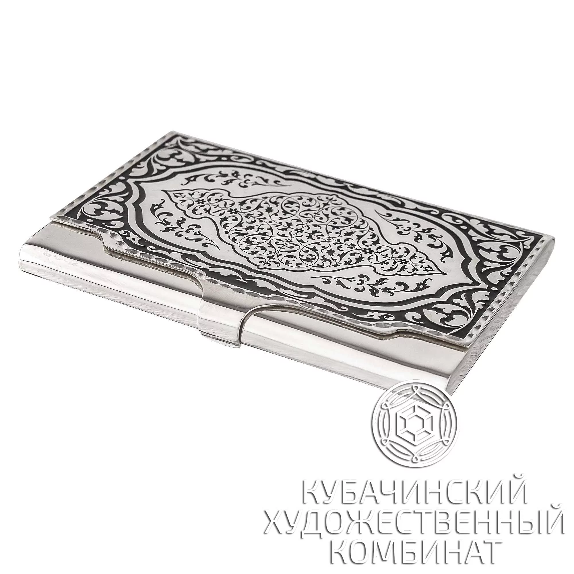 Визитница из серебра