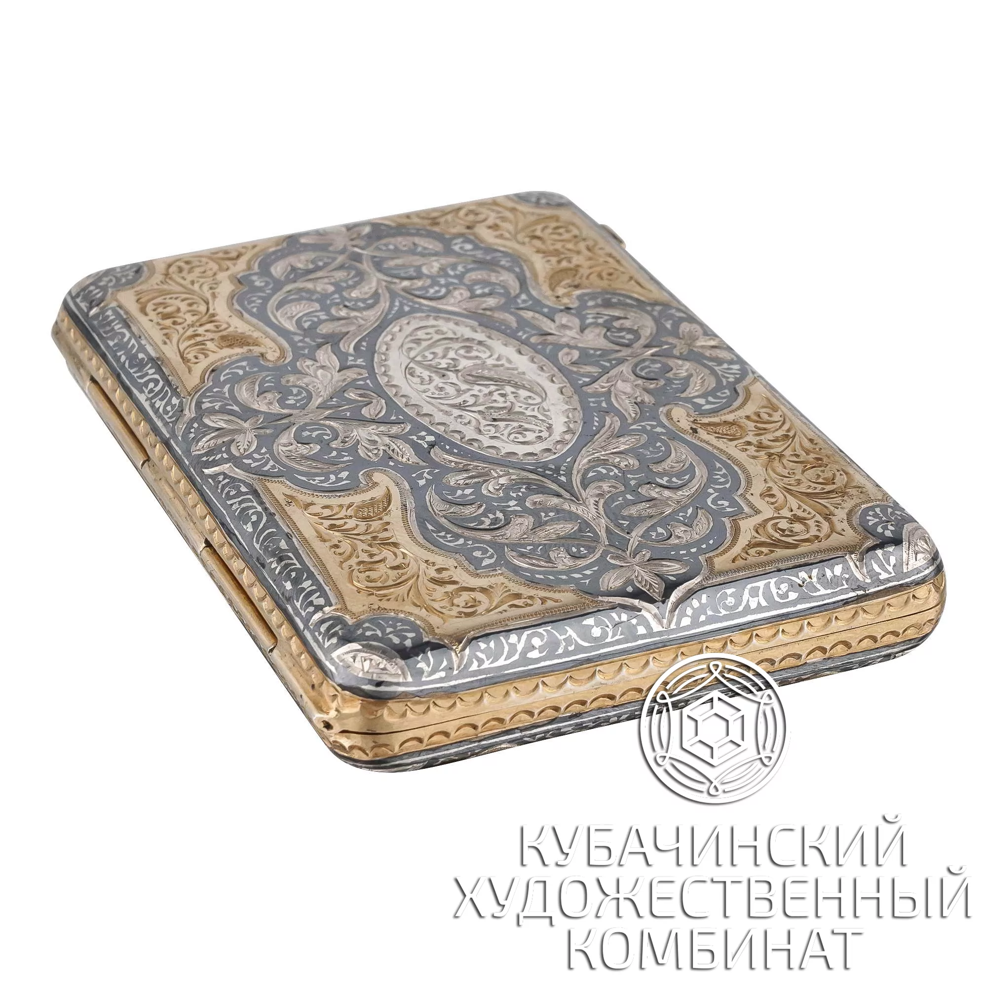 Портсигар из серебра