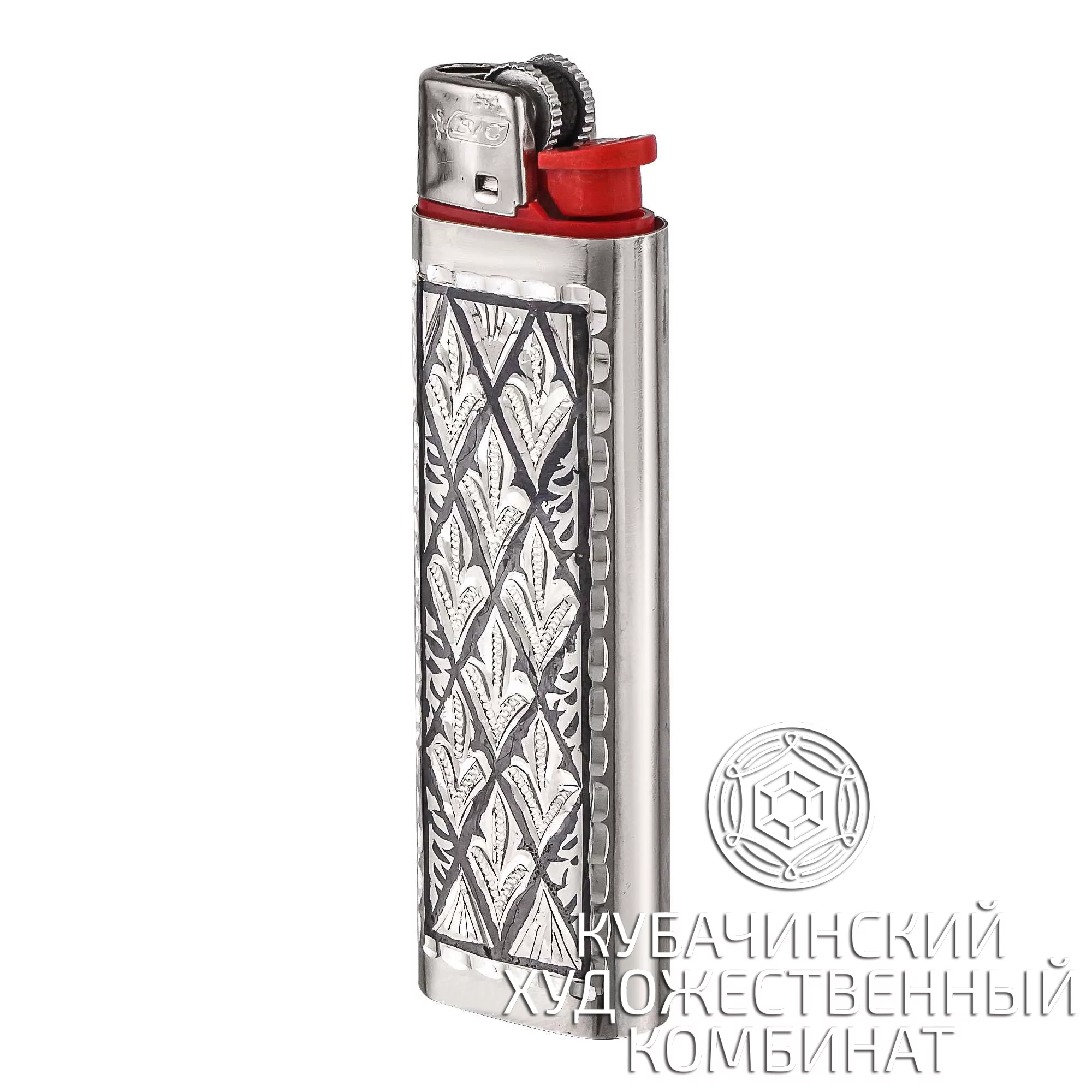 Зажигалка серебряная