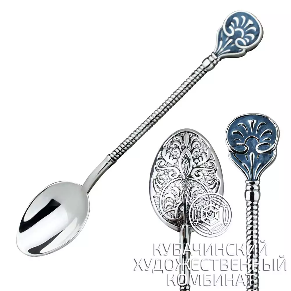 Ложка кофейная из серебра