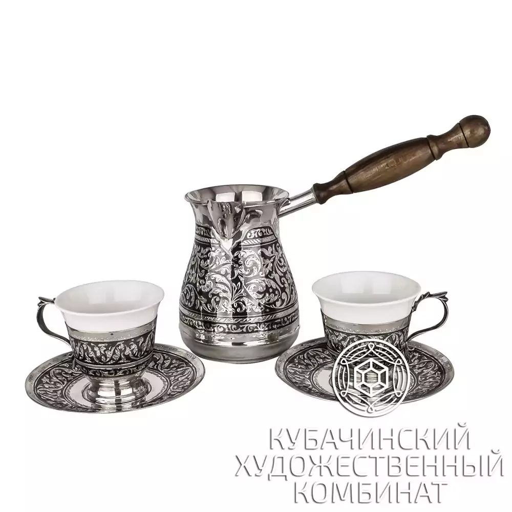 Кофейный набор из серебра на 400 мл