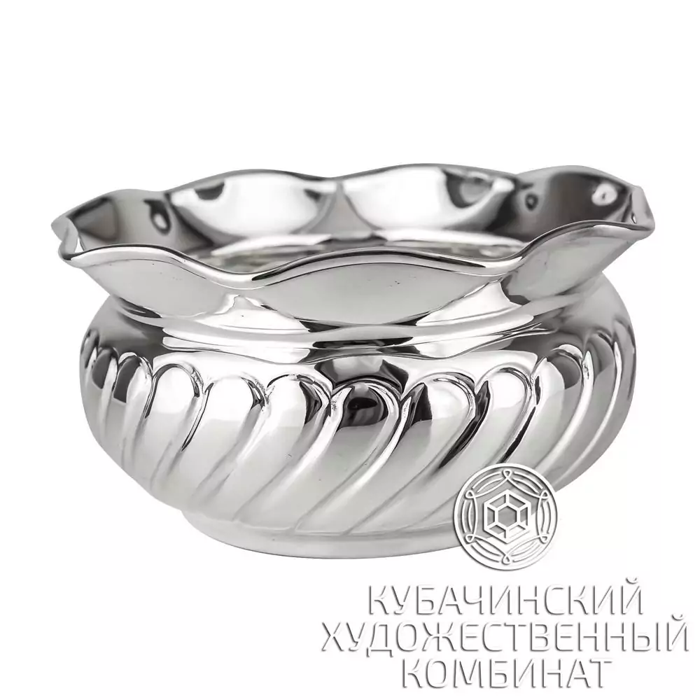 Конфетница из серебра 925 пробы
