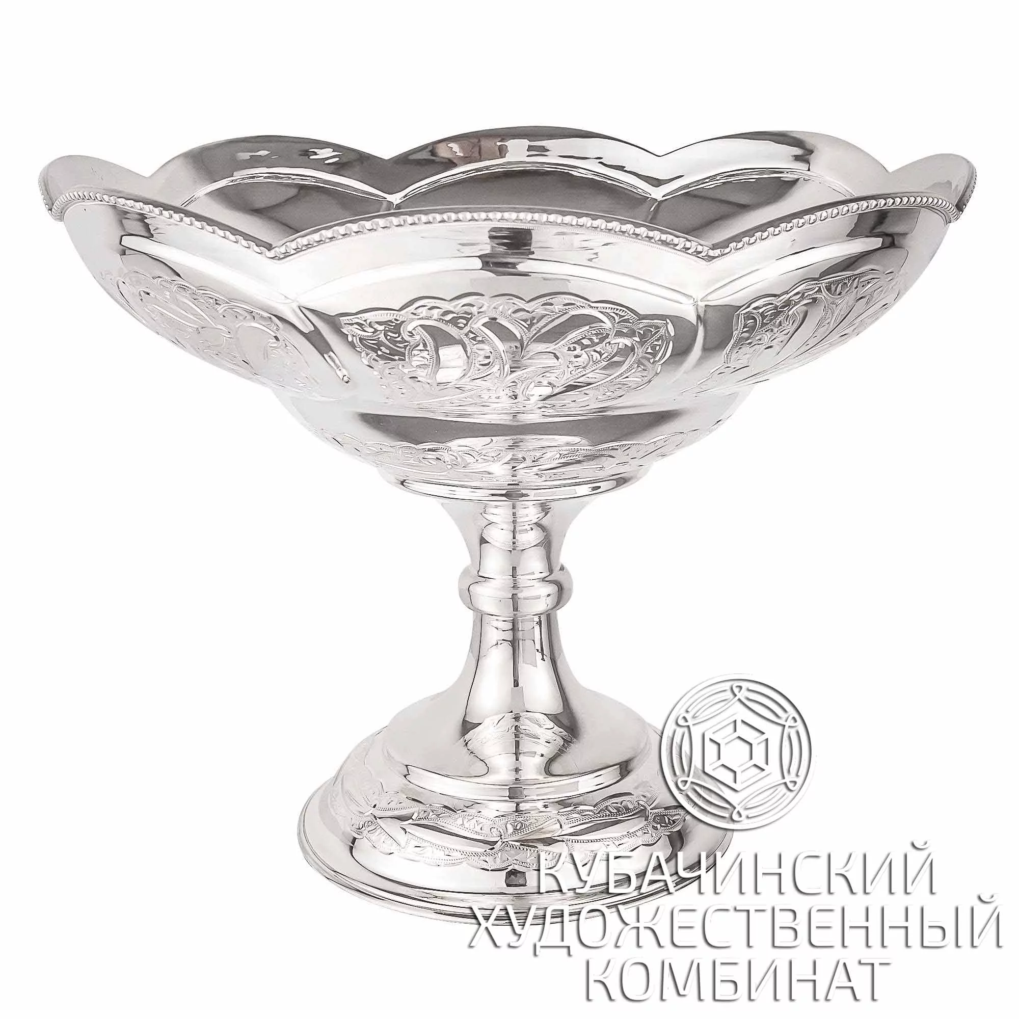 Фруктовница серебряная