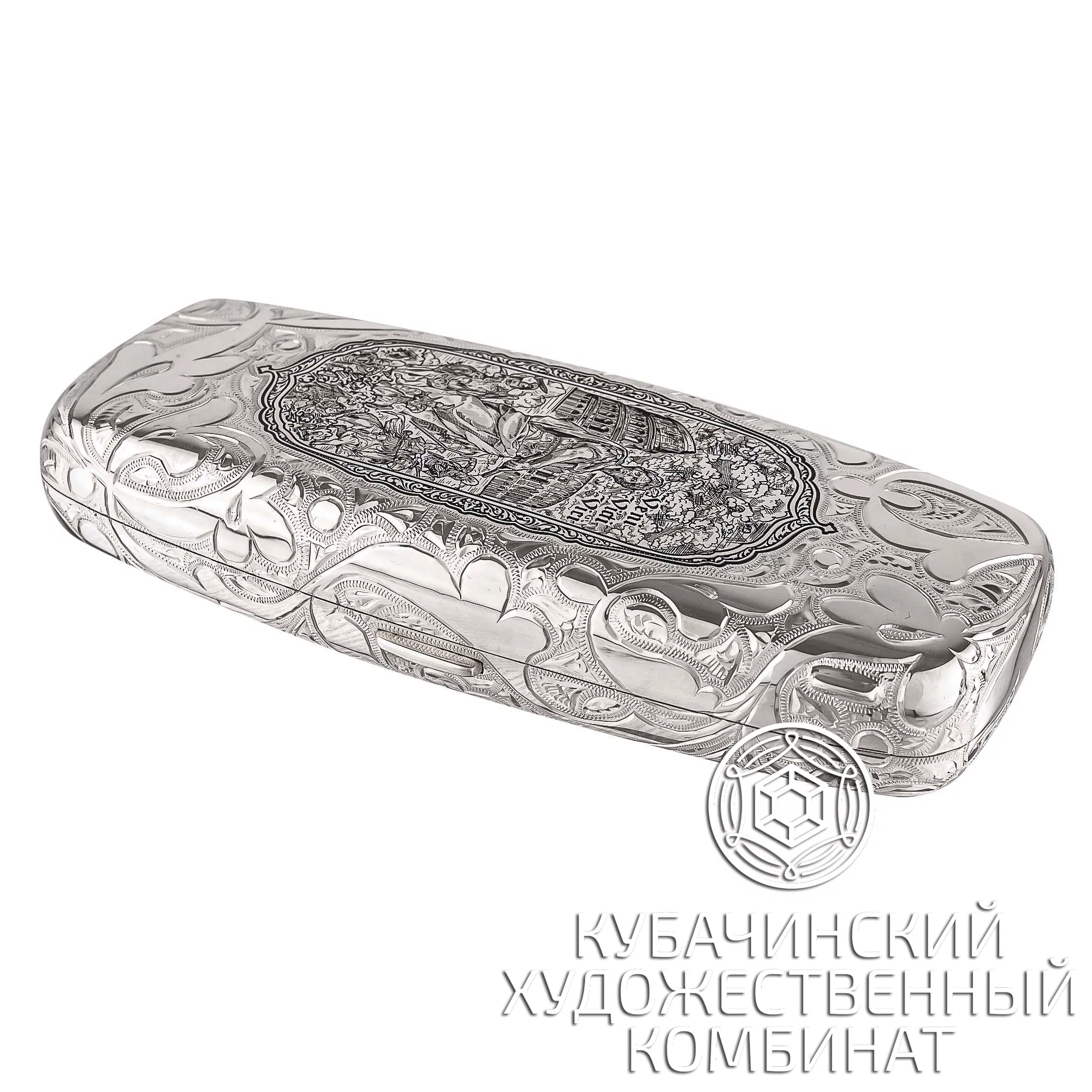 Футляр для очков из серебра