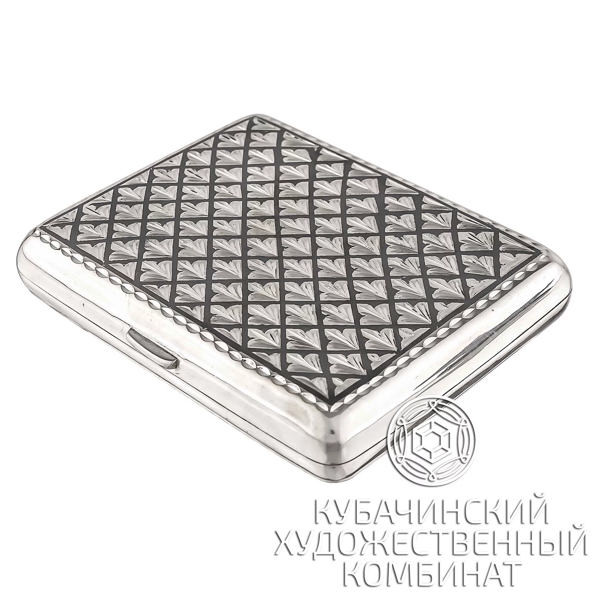 Портсигар из серебра