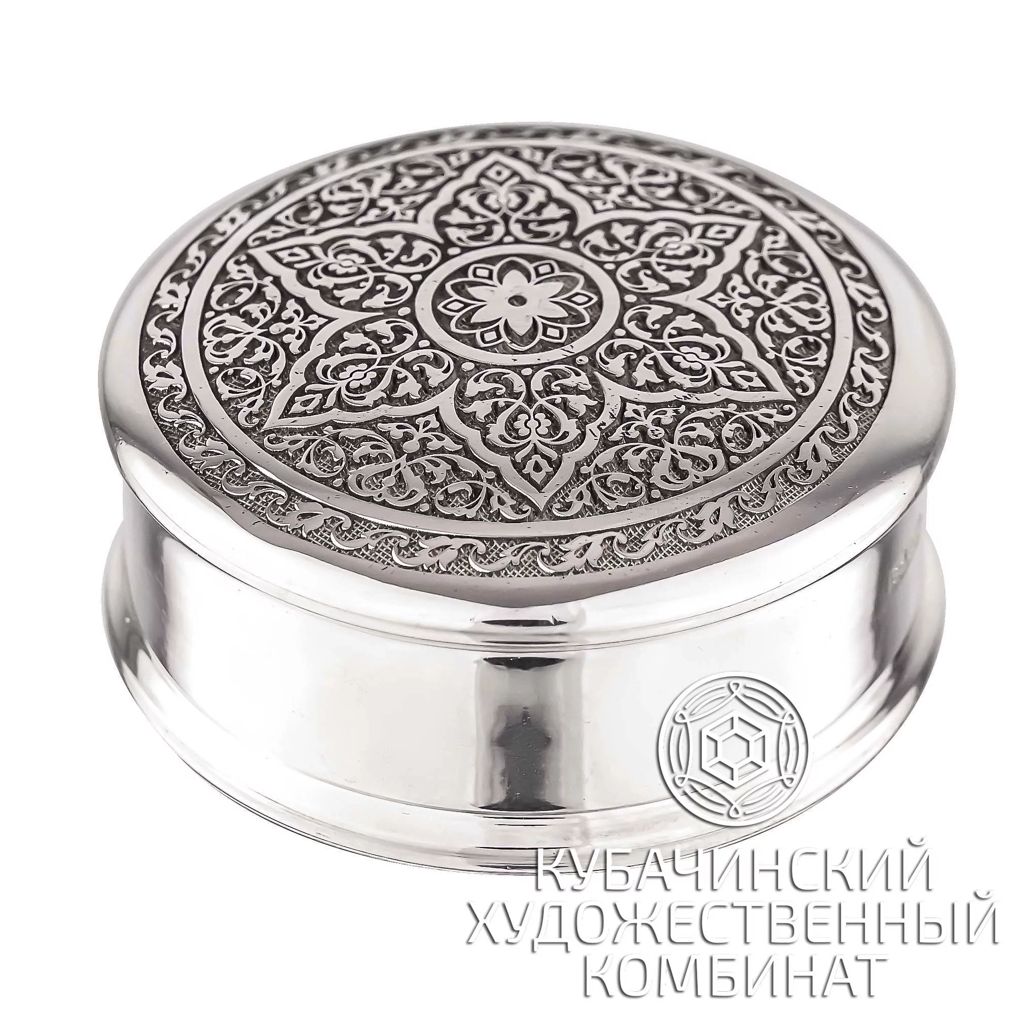 Таблетница из серебра 