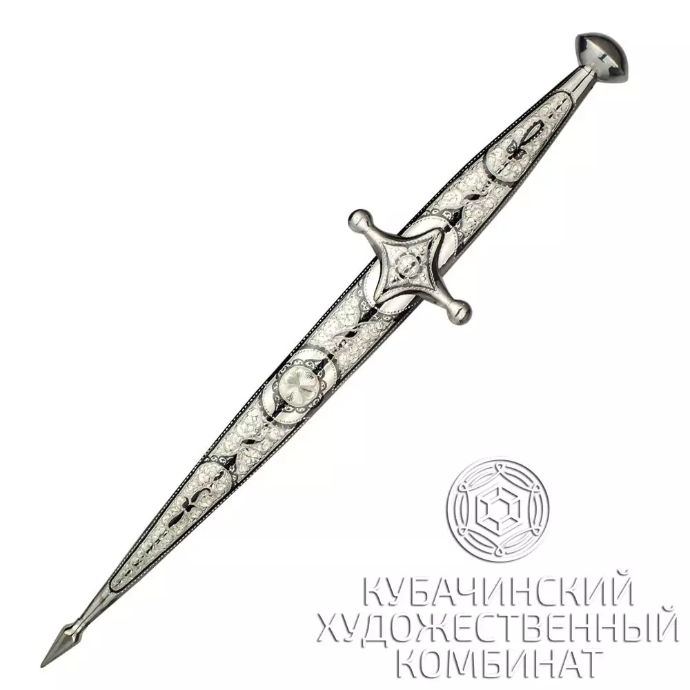 Кинжал серебряный