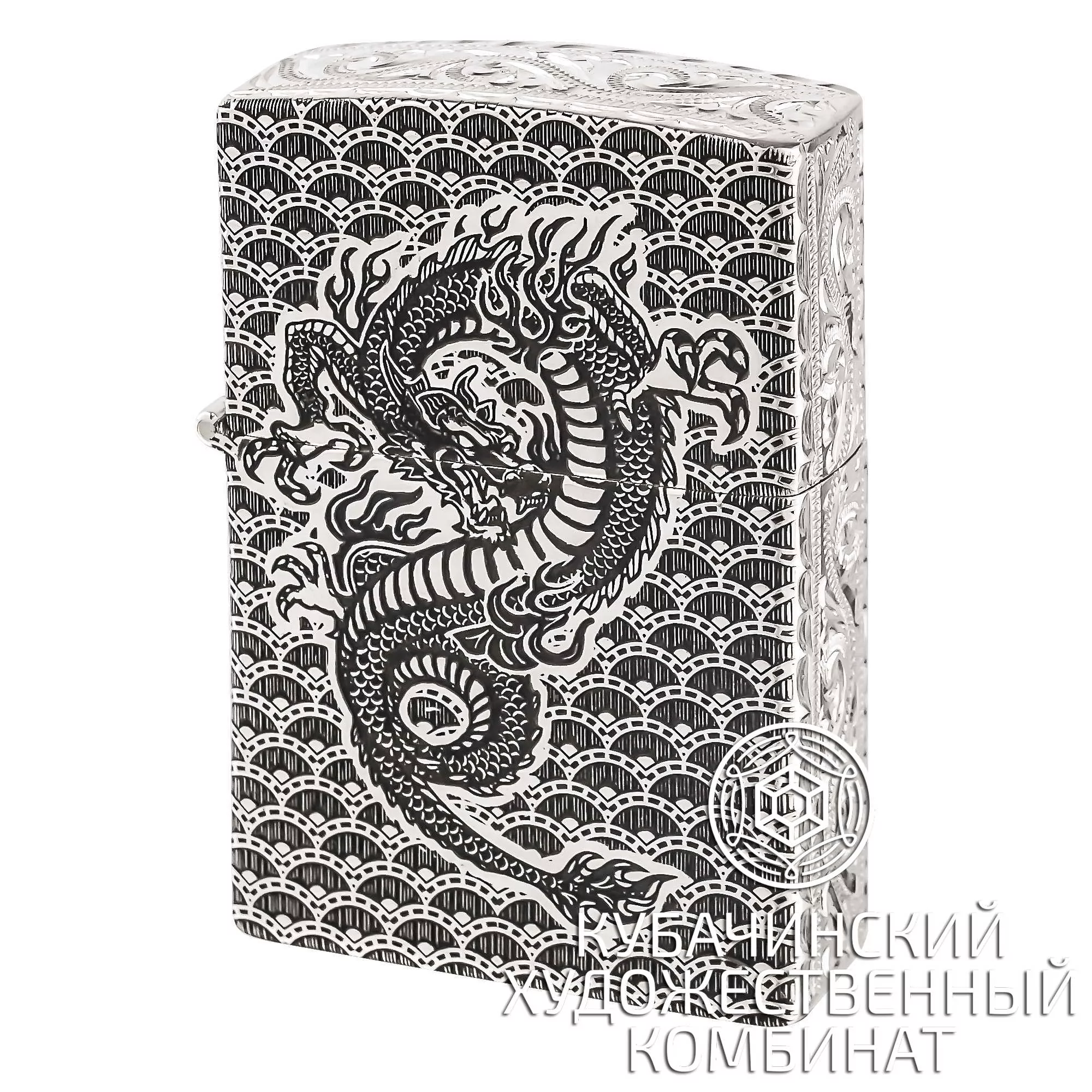 Зажигалка из серебра