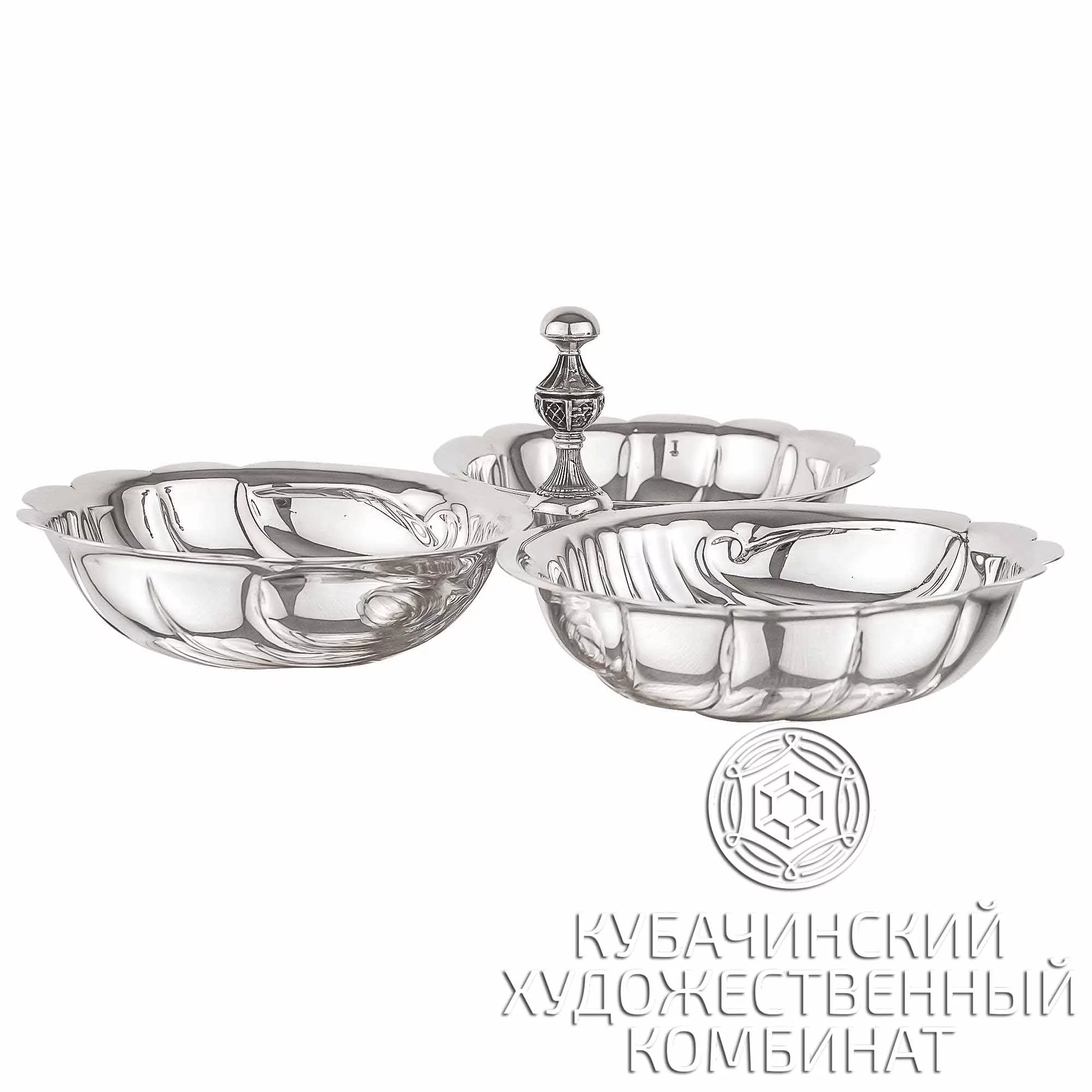 Менажница из серебра