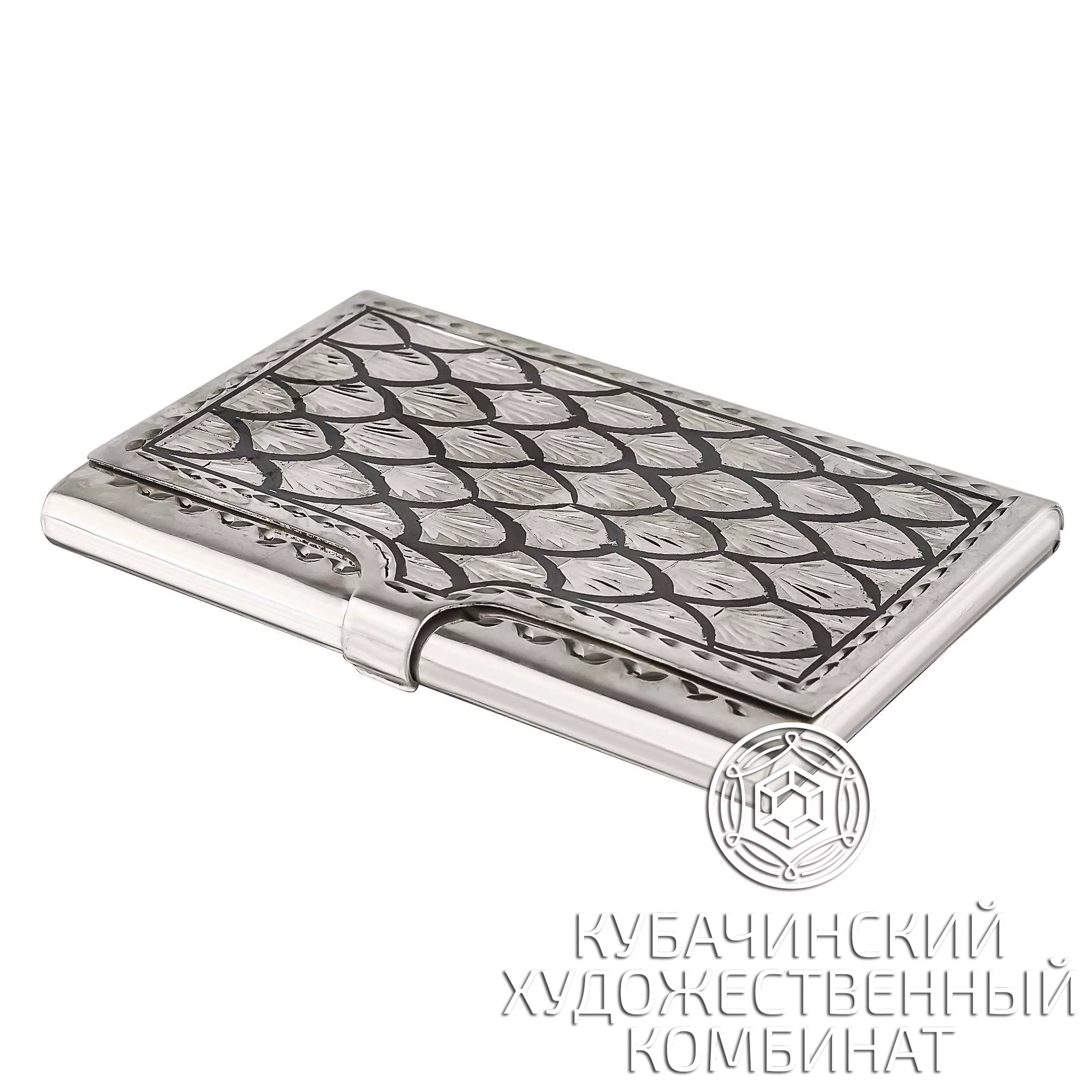 Визитница из серебра