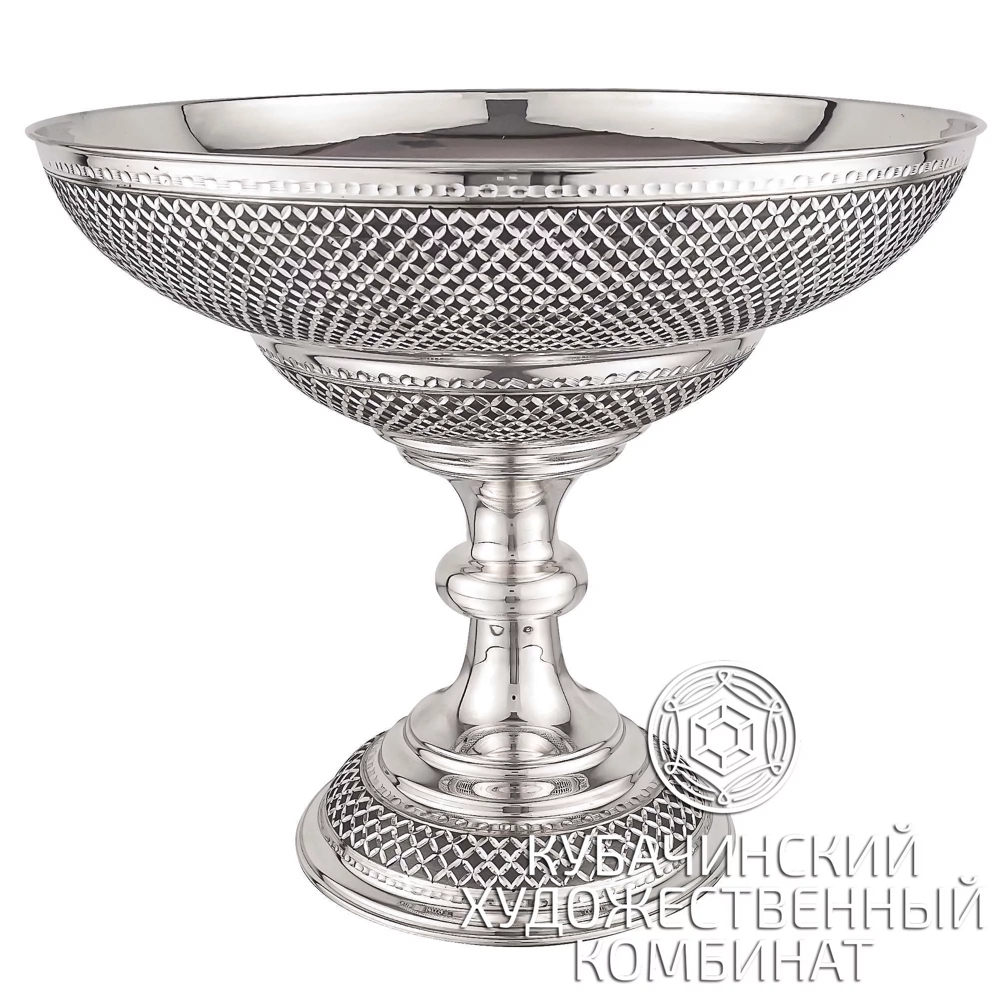 Фруктовница серебряная