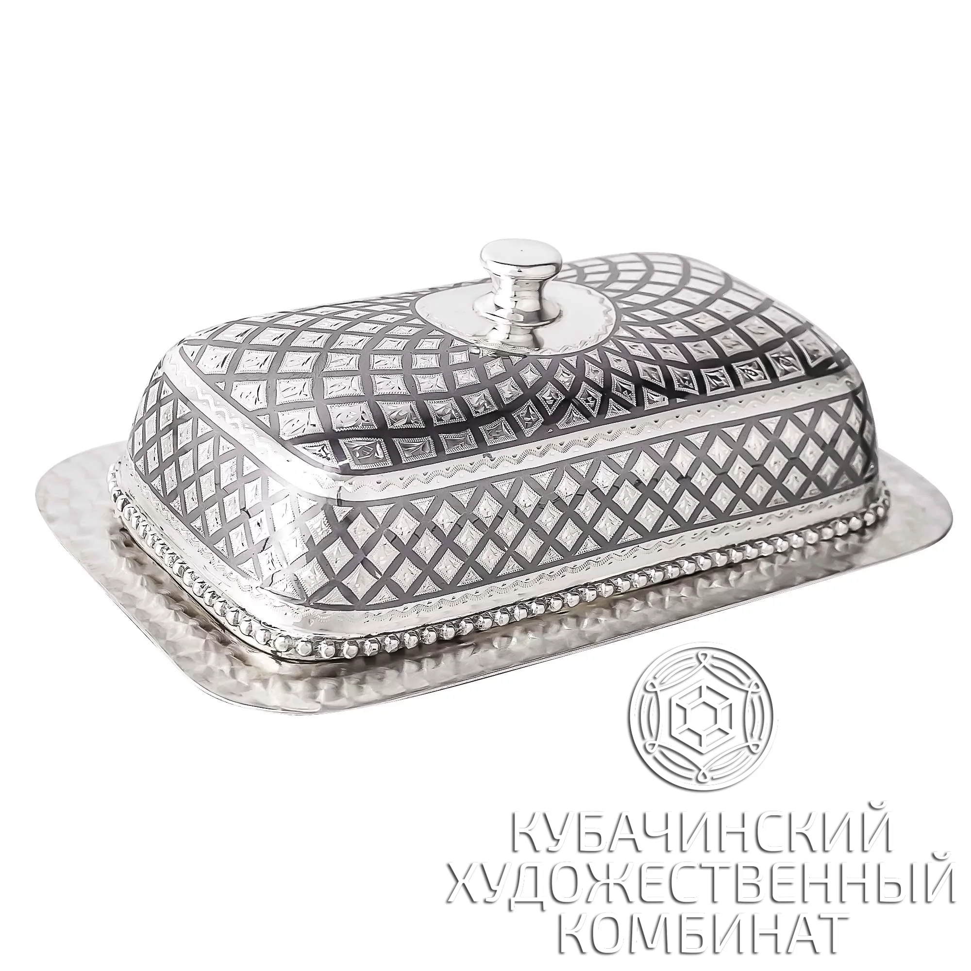 Масленка из серебра