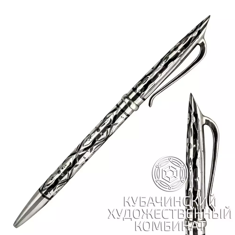 Ручка ручной работы из серебра