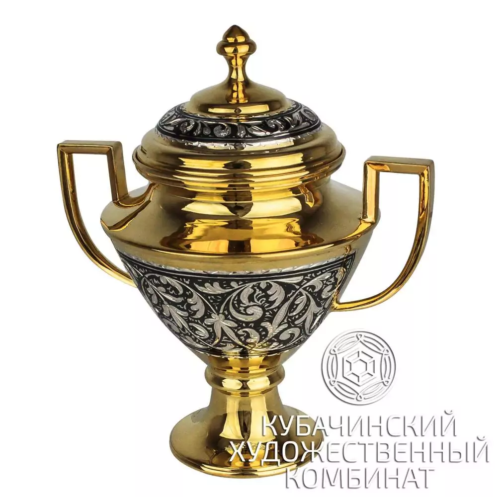 Сахарница из серебра