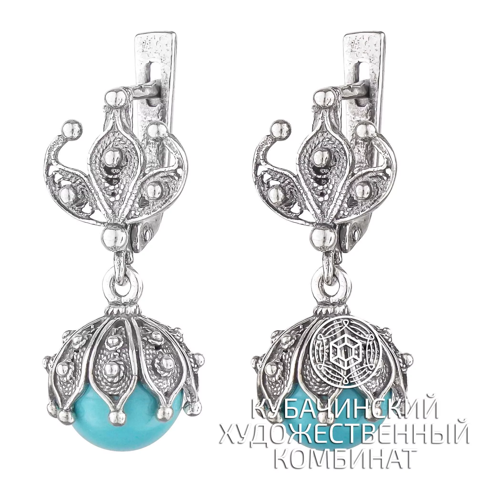 Серьги из серебра 925 пробы
