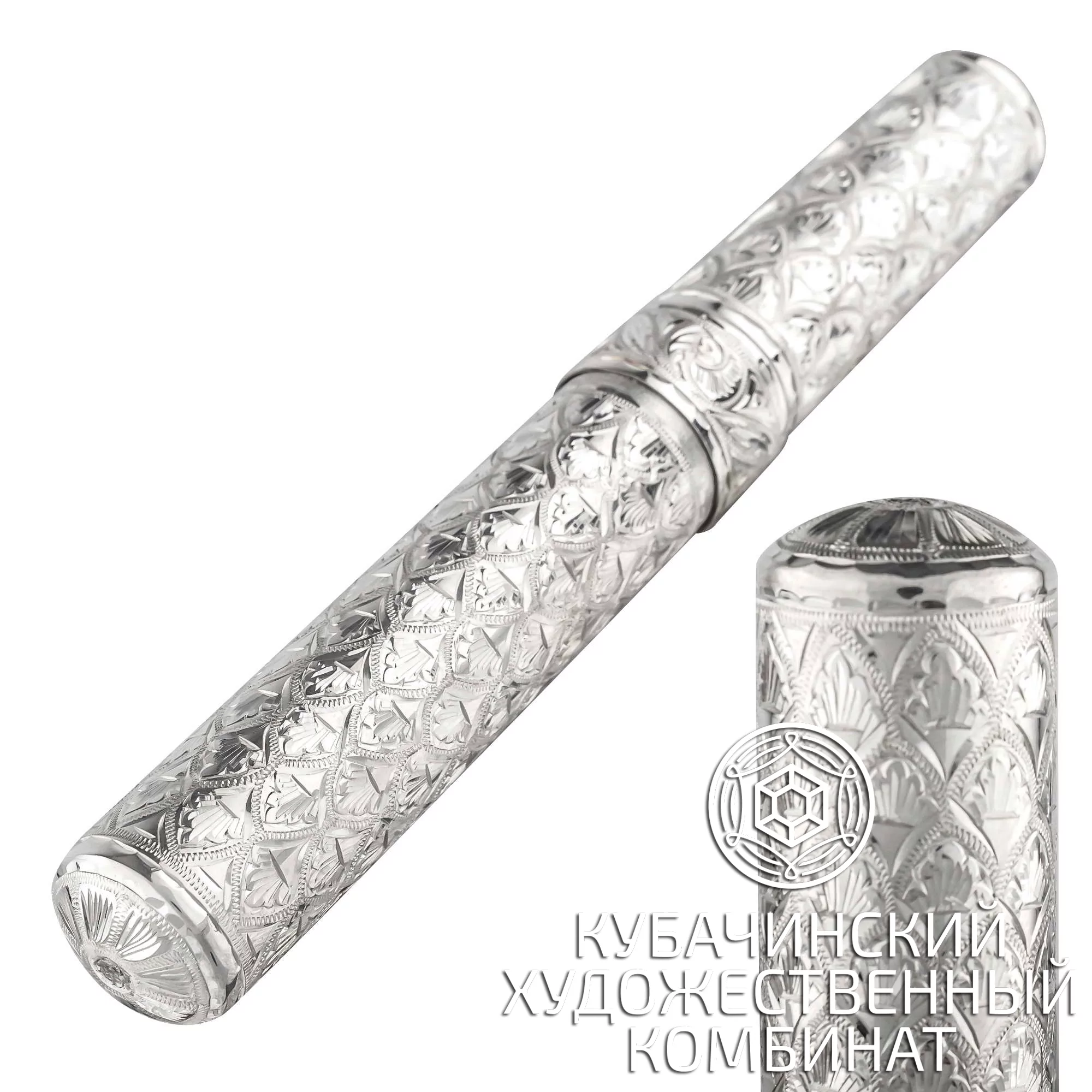 Сигарница из серебра