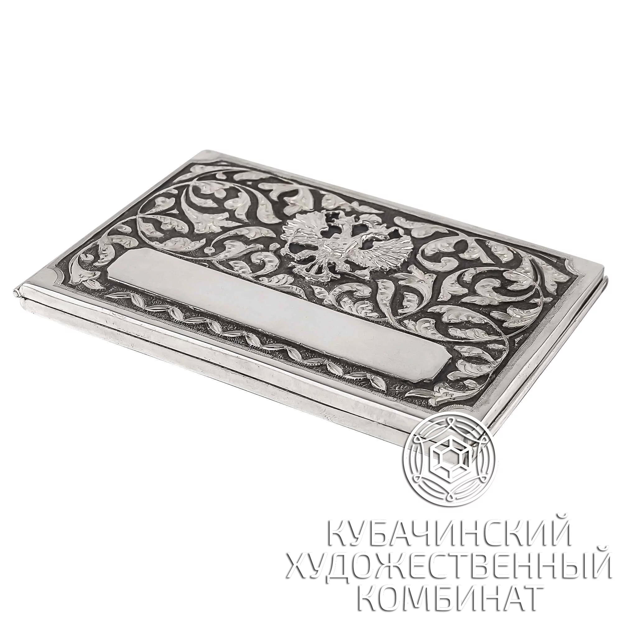 Обложка для удостоверения из серебра