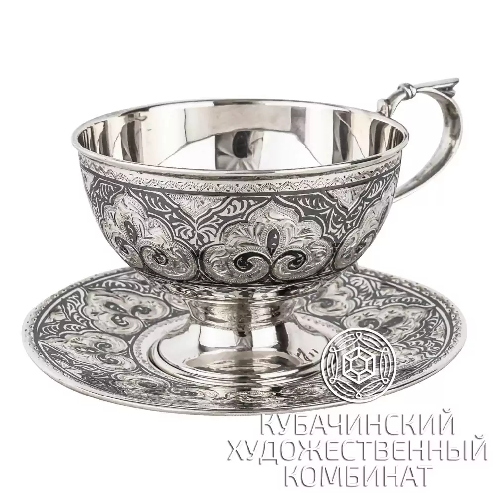 Кофейная пара из серебра