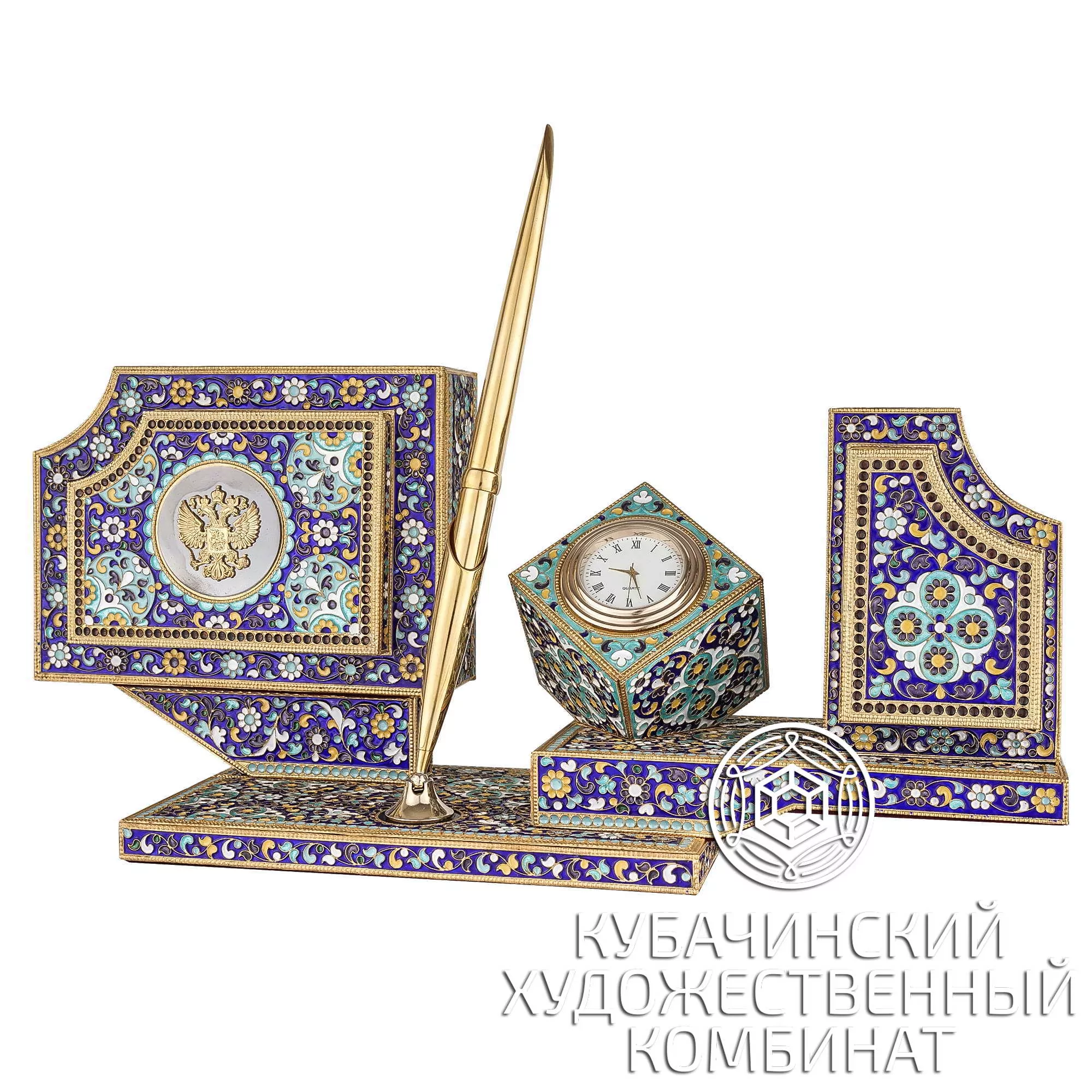 Настольный набор из серебра