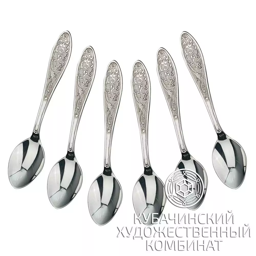 Серебряные кофейные ложки Кубачи