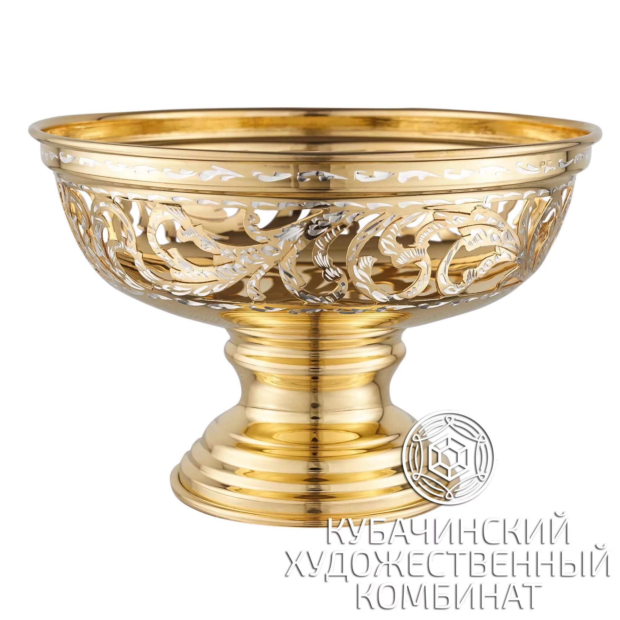 Конфетница из серебра 925 пробы
