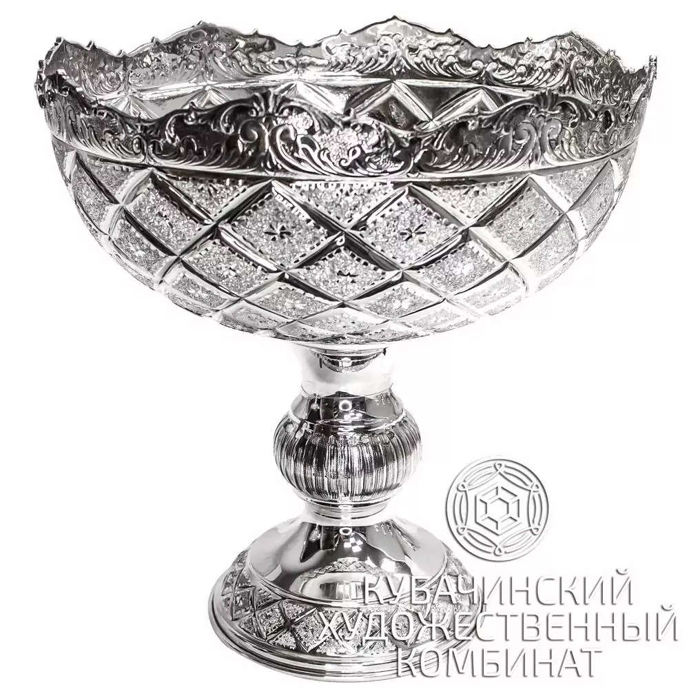 Фруктовница серебряная 925 пробы