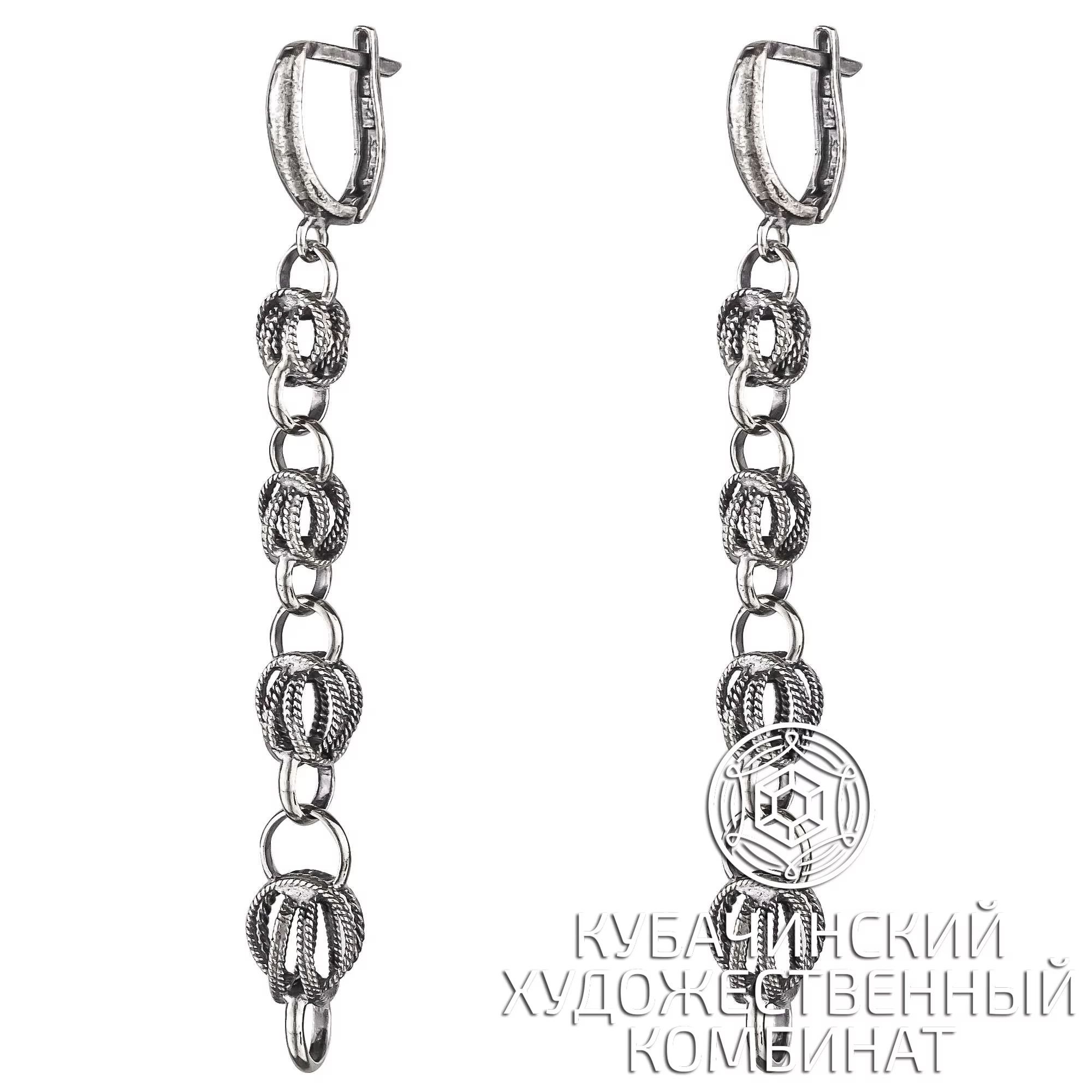 Серьги из серебра 925 пробы