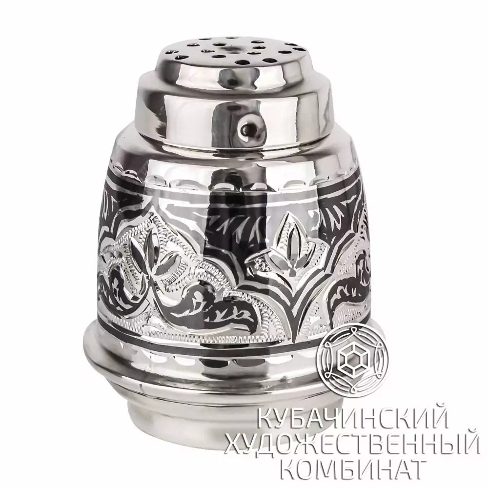 Солонка серебряная