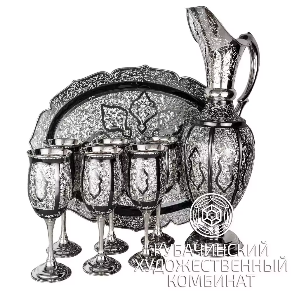 Винный сервиз из серебра на 1900 мл