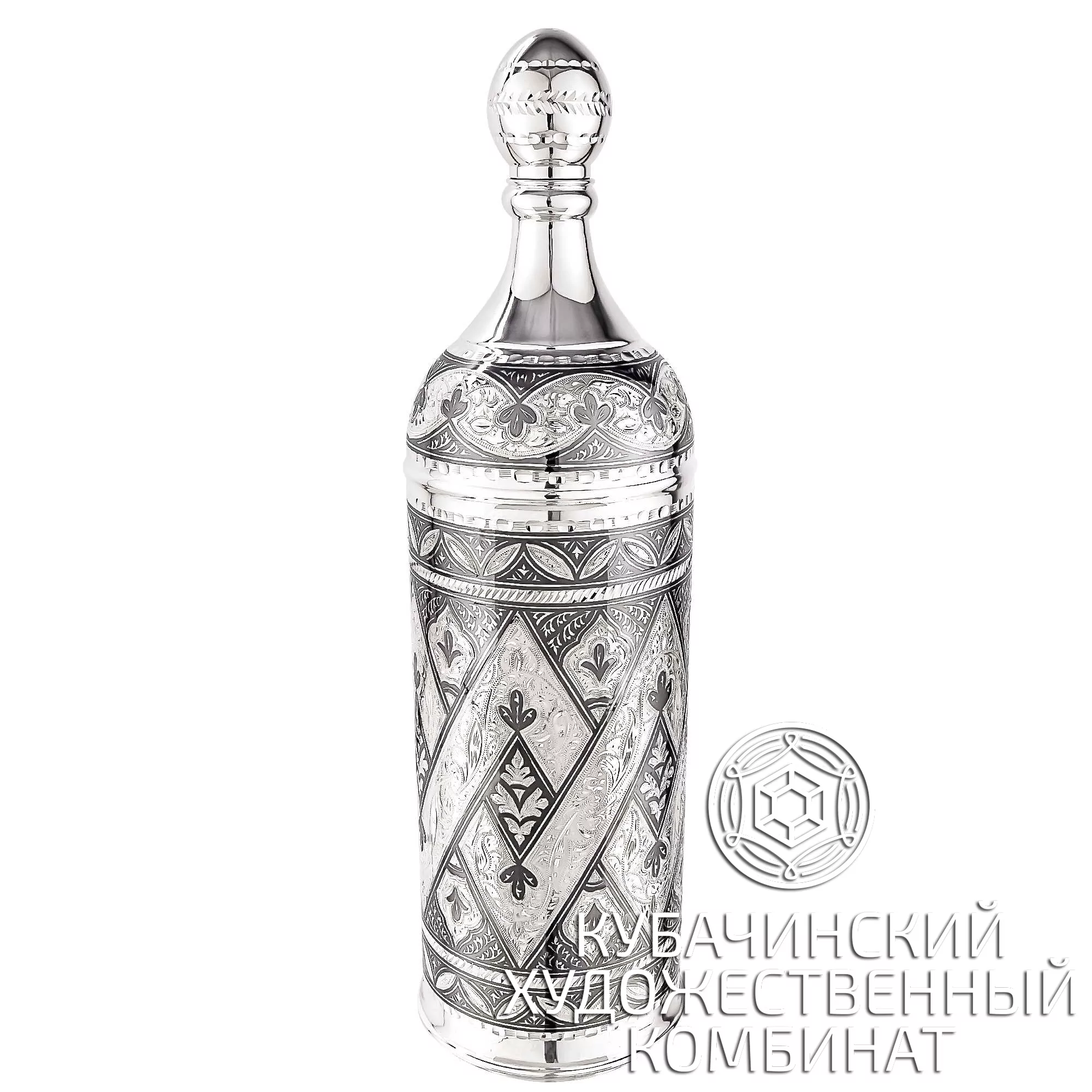 Бутылка из серебра  на 1120 мл