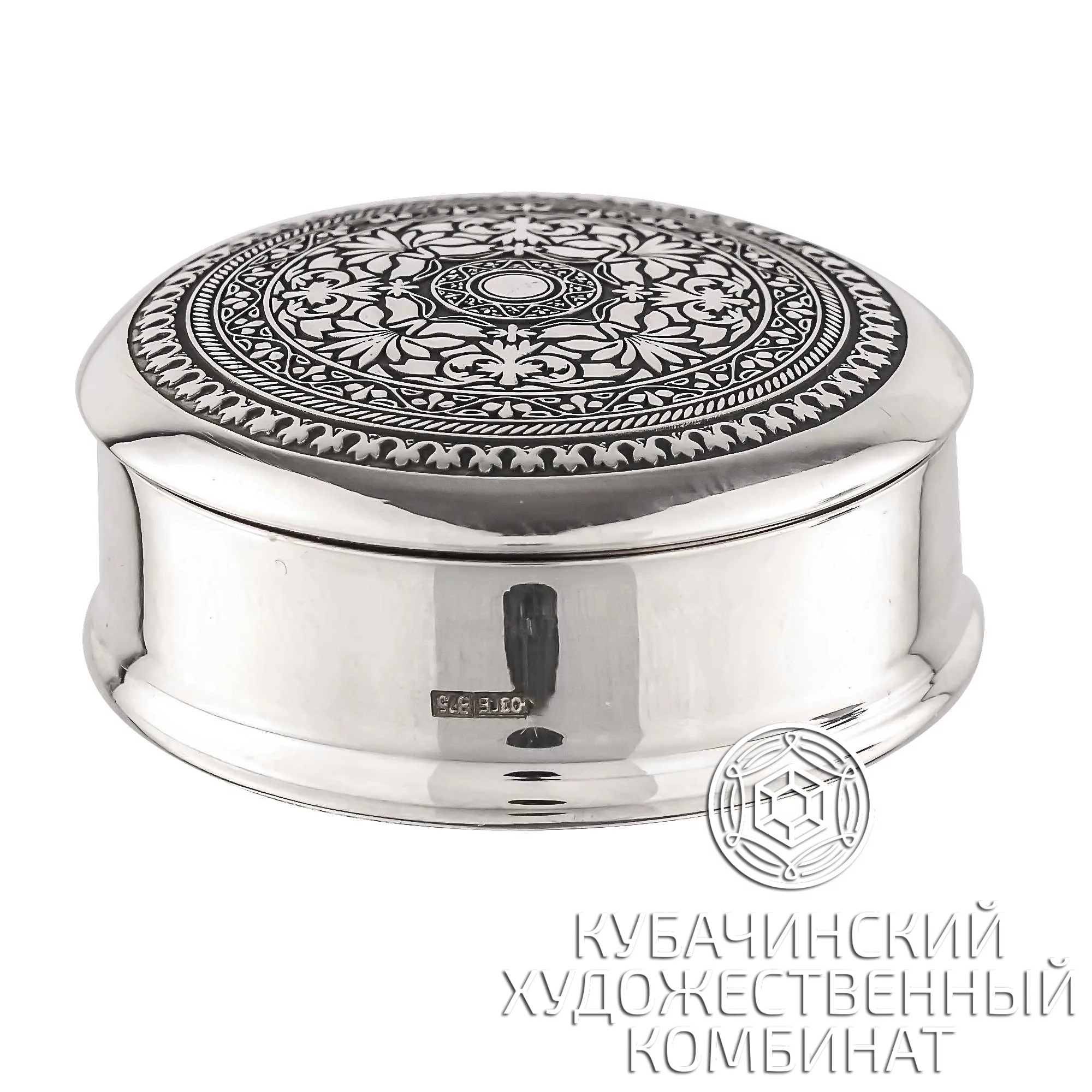 Таблетница из серебра