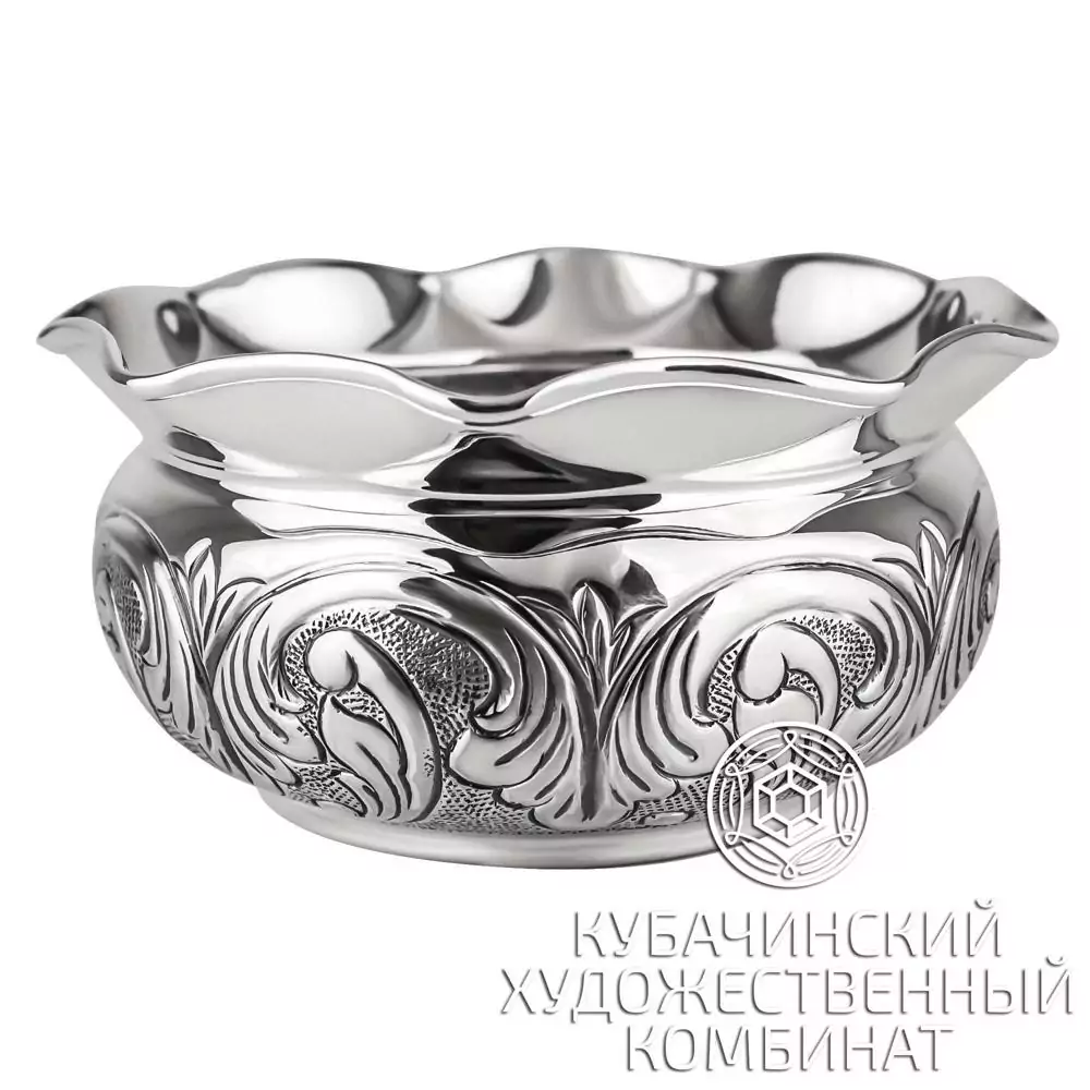 Конфетница серебряная 925 пробы 